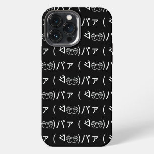 Funda Para iPhone 13 Pro Max Caso de emoticono japonés Paa ( ᐛ👐)パァ bromeando K