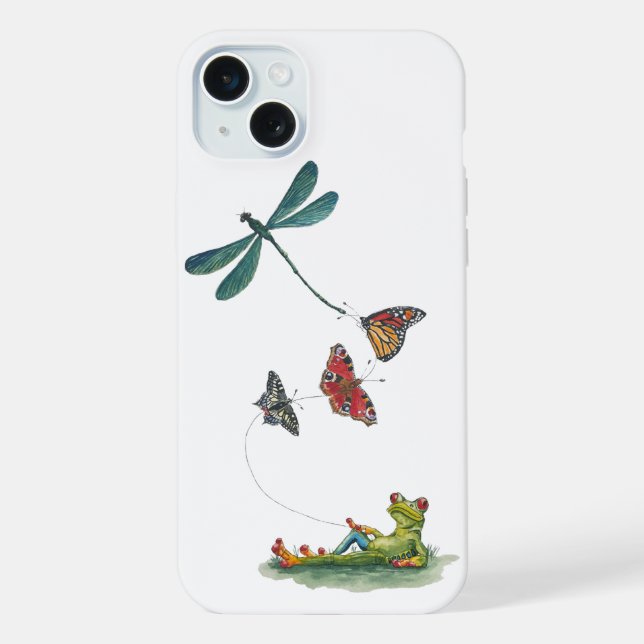 Funda Para iPhone Caso de Iphone de salto de primavera (Reverso )