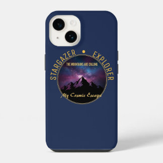 Funda Para iPhone 14 caso de llamada a la montaña cósmica