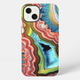 "Caso de piedra del iPhone 6 del arco iris "