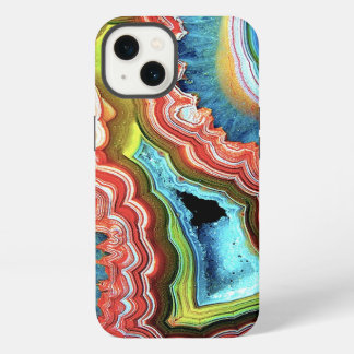 "Caso de piedra del iPhone 6 del arco iris "