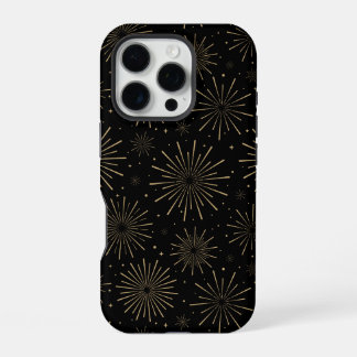 Funda Para iPhone 16 Pro Caso de teléfono con fuegos artificiales de Año Nu