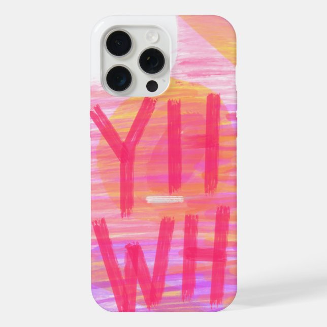 Funda Para iPhone Caso de teléfono de Jesús (Reverso )