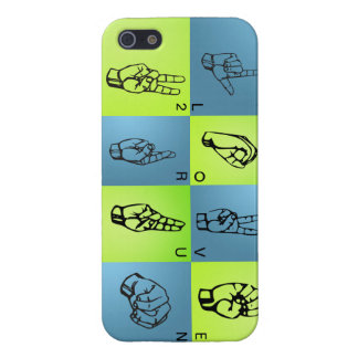 Funda Para iPhone 5 Caso del iPhone del lenguaje de signos
