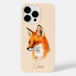 Funda Para iPhone 14 Pro Max Caso IPhone "Cute la cara de Fox"