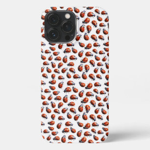 FUNDA PARA iPhone 13 PRO MAX CASO IPHONE DE PATRÓN DE LADYBUG
