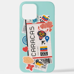Funda Para iPhone 12 Pro Max CASO PARA iPhone CARACAS VENEZUELA BOARDING PASS