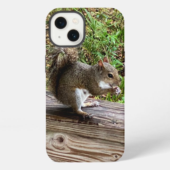 Funda Para iPhone Casos de iPhone de ardilla hambrienta (Reverso )