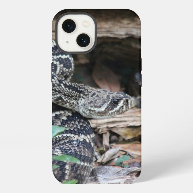 Funda Para iPhone Casos de iPhone de Rattlesnake (Reverso )