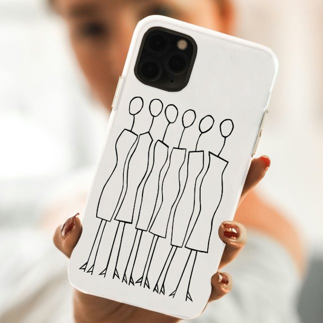 Funda Para iPhone Casos de iPhone (mujeres dibujadas a mano) (Subido por el creador)