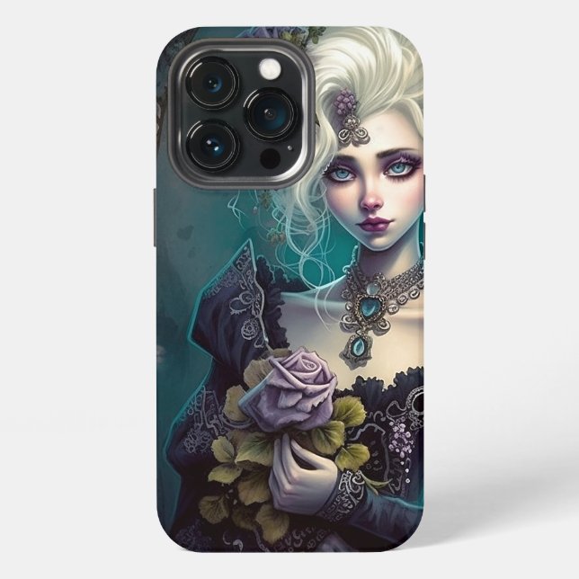 Funda Para iPhone Casos de iPhone para Chicas de gótico (Reverso )