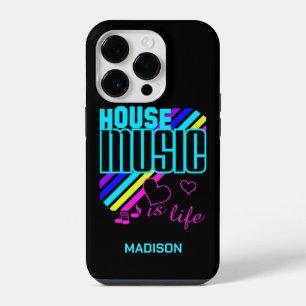 Funda Para iPhone 14 Pro Casos de teléfono de la casa de nombres personaliz
