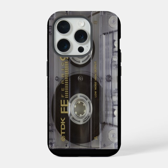 Funda Para iPhone Cassette retro (Reverso )