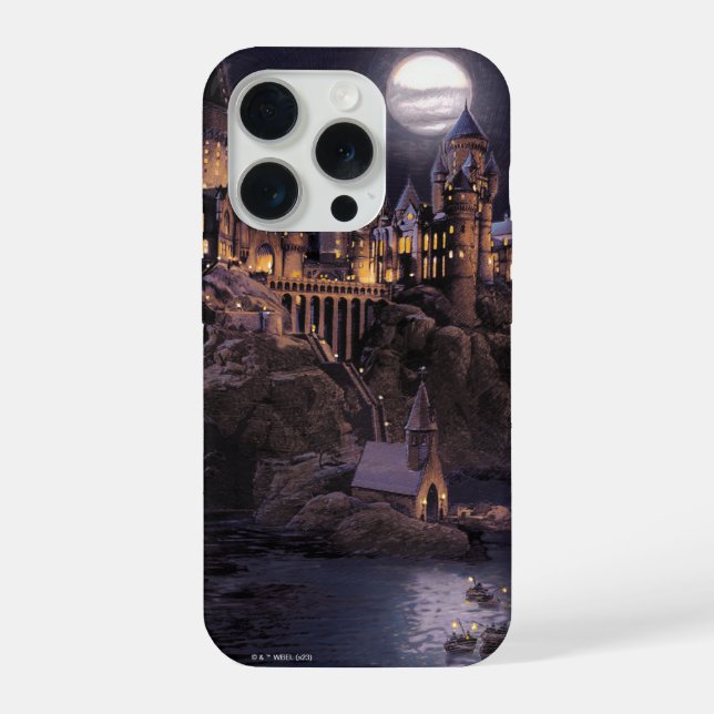 Funda Para iPhone Castillo de Harry Potter | Gran lago a Hogwarts (Reverso )