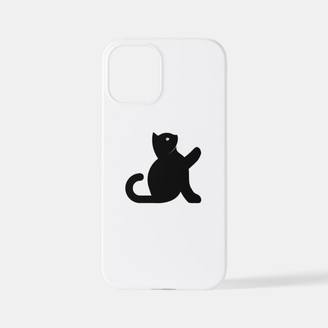 Funda Para iPhone Cat Dice Hola (Reverso )