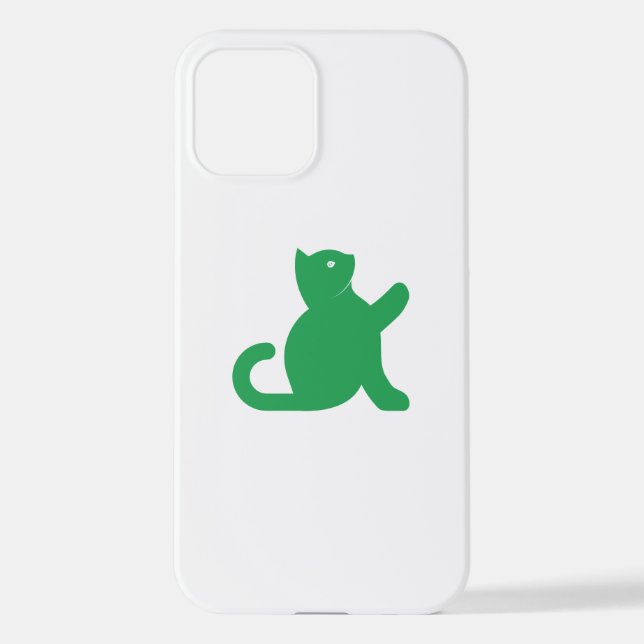 Funda Para iPhone Cat Dice Hola (Reverso )