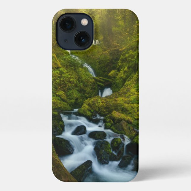 Funda Para iPhone Cataratas | Parque Nacional Olímpico, Washington (Reverso )
