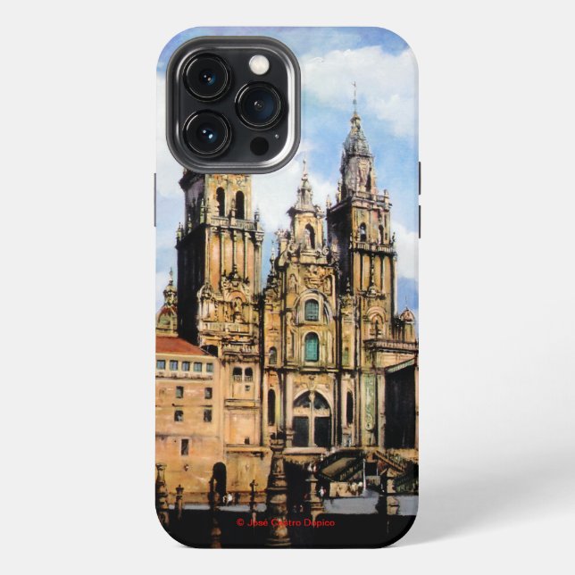 Funda Para iPhone Catedral de Santiago de Compostela (Reverso )