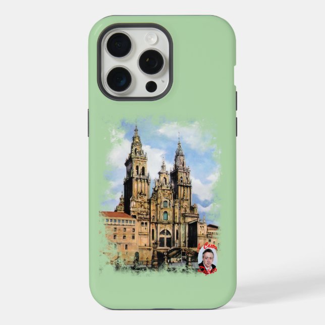 Funda Para iPhone Catedral de Santiago de Compostela (Reverso )