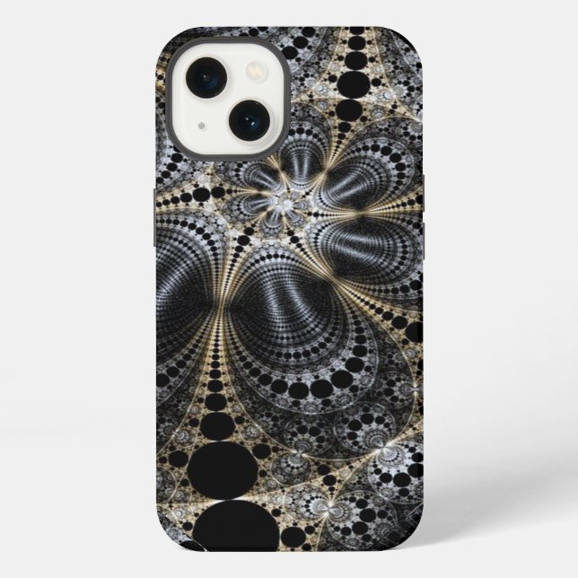 Funda Para iPhone Catedral del fractal (Reverso )