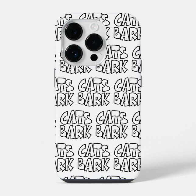 Funda Para iPhone Cats Bark (Reverso )