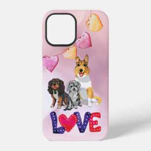 Funda Para iPhone 12 Cavalier, Collie y Havanese