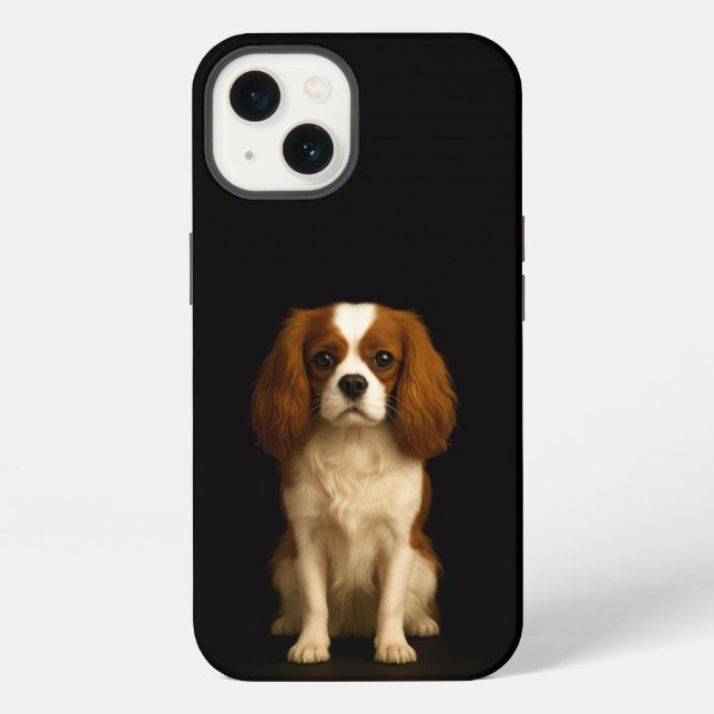 Funda Para iPhone Cavalier King Charles Spaniel dulce para iPhone 13 (Reverso )