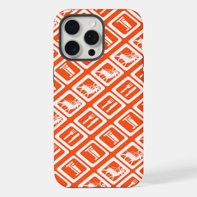 Funda Para iPhone Caza de sueño de comer (Reverso )