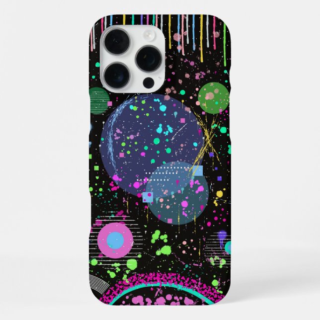 Funda Para iPhone Celebraciones Celestiales: Arte Abstracto Maximali (Reverso )