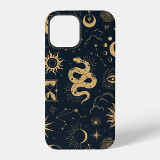 Funda Para iPhone 12 Celestial boho seamless pattern