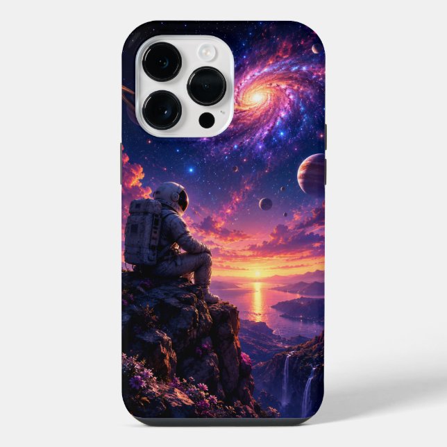 Funda Para iPhone Cell Phone Case Rests the Astronaut (Reverso )