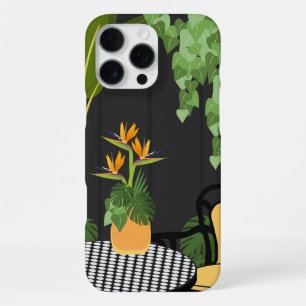 Funda Para iPhone 16 Pro Max Centro de mesa de ave tropical del paraíso