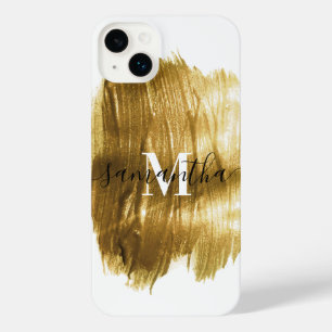 Funda Para iPhone 14 Plus Cepillo dorado