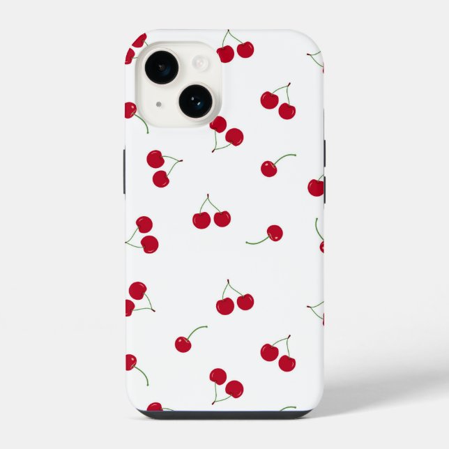 Funda Para iPhone Cereza Cerezas (Reverso )