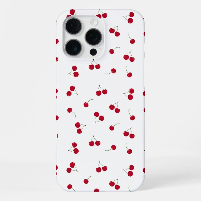 Funda Para iPhone Cereza Cerezas (Reverso )