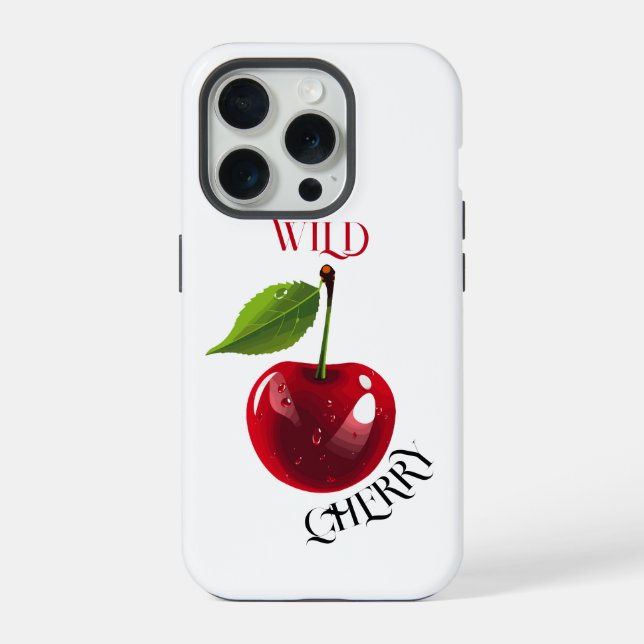 Funda Para iPhone Cereza Salvaje  (Reverso )