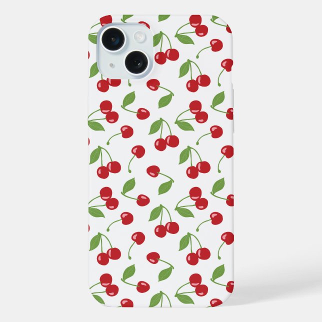 Funda Para iPhone Cerezas (Reverso )