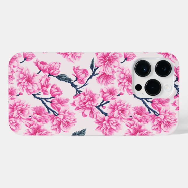 Funda Para iPhone Cerezo en flor (Reverso Horizontal)
