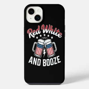 Funda Para iPhone 14 Plus Cerveza 4 de julio , Fiesta Patriótica