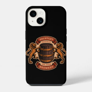 Funda Para iPhone 14 Cerveza de cervecería personalizada de barril de r