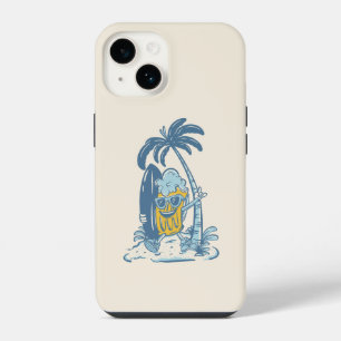 Funda Para iPhone 14 Cerveza de surf en la playa de verano