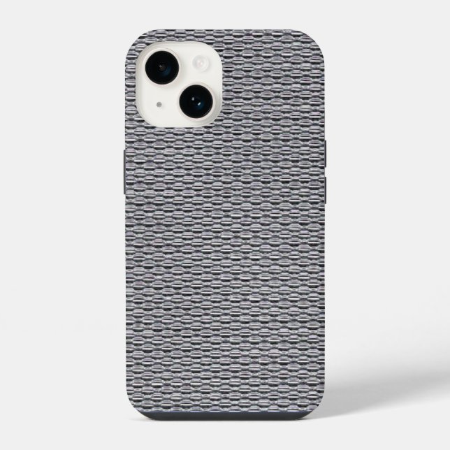 Funda Para iPhone Chainmaille plateado (Reverso )