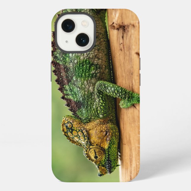 Funda Para iPhone Chameleon, reptil, naturaleza (Reverso )