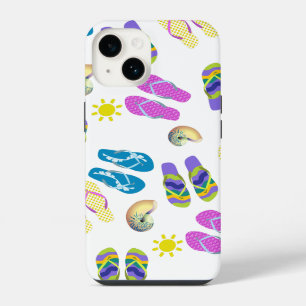 Funda Para iPhone 14 Chanclas en la playa