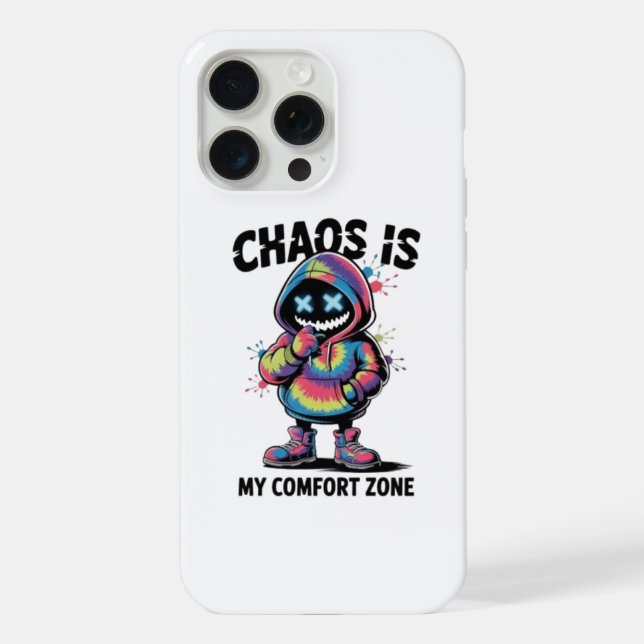 Funda Para iPhone Chaos Is My Comfort Zone (Reverso )
