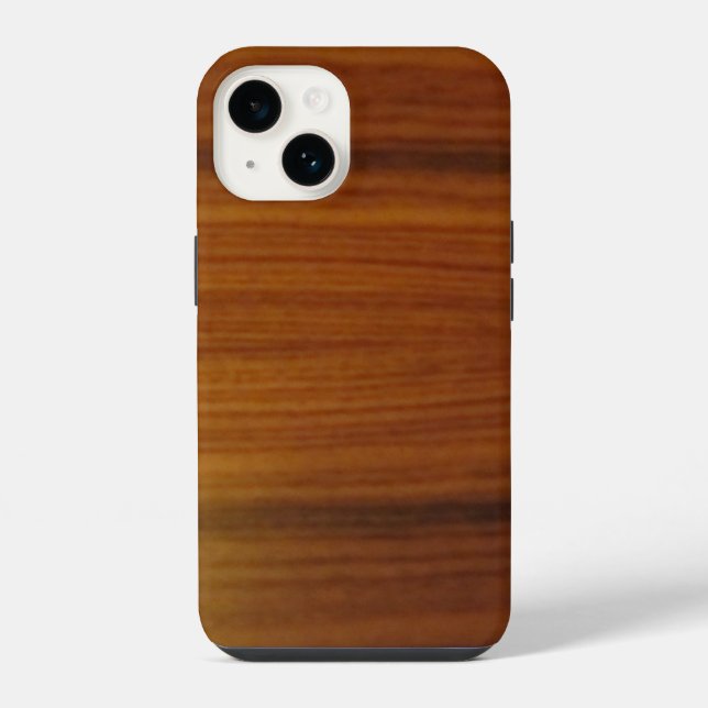 Funda Para iPhone chapado de madera como (Reverso )