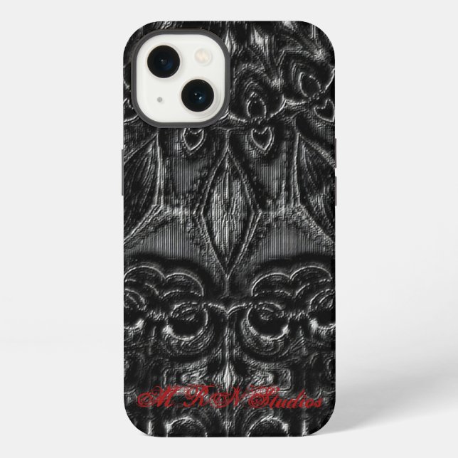 Funda Para iPhone Charcoal Mandala  (Reverso )