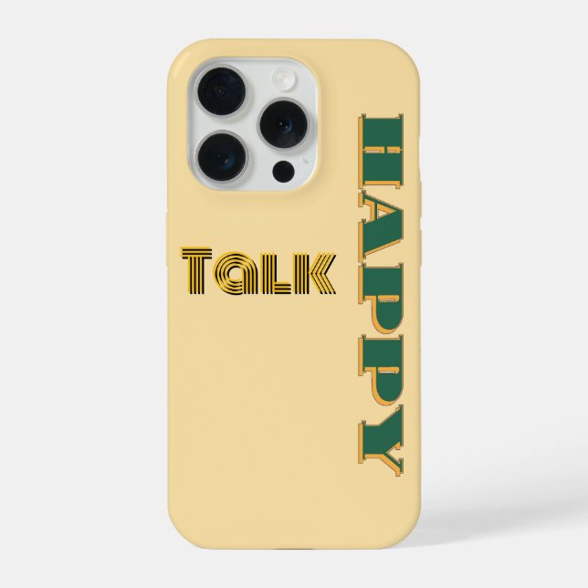 Funda Para iPhone Charla Feliz Beige      (Reverso )