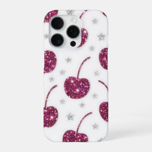 Funda Para iPhone 16 Pro Cherry Glamour Y2K Aesthetic