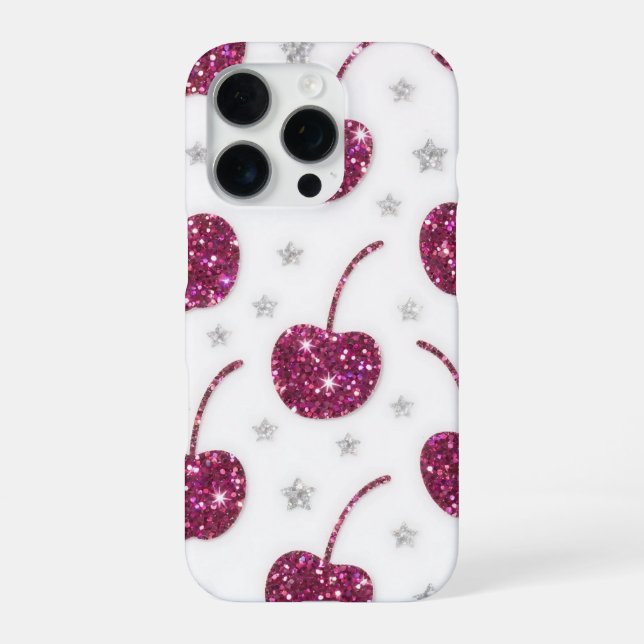 Funda Para iPhone Cherry Glamour Y2K Aesthetic (Reverso)